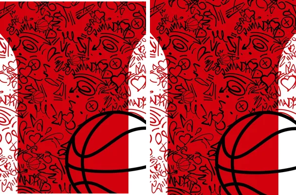 basketball red design