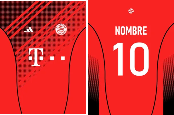 bayern munchen concept halftone