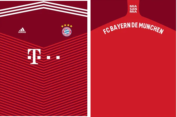 bayern munich home 2021 22 vector free download
