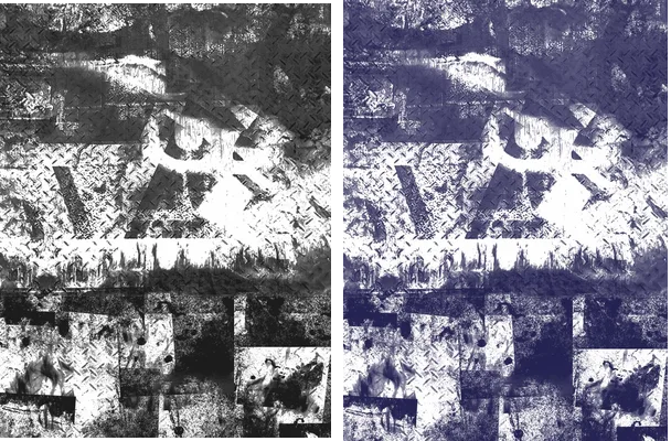 black abstract design