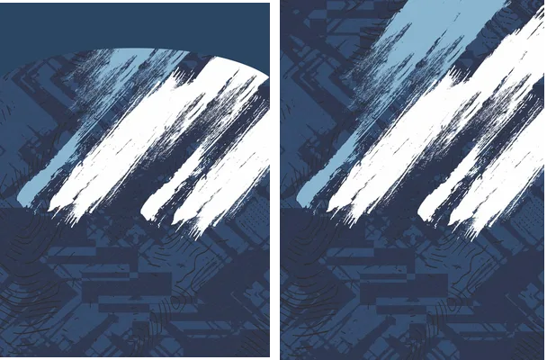 blue design geometric