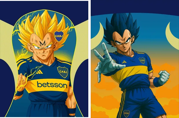 boca juniors dragon ball z