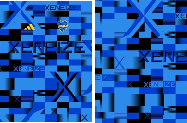 boca juniors geometric