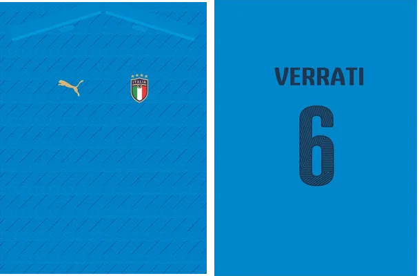 camiseta italia 2020 personalizada