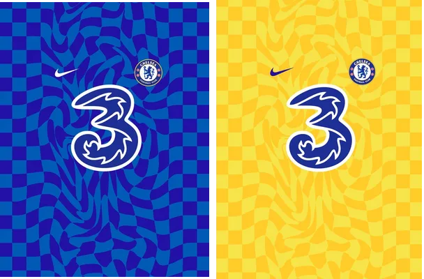 camiseta jersey chelsea 2021 22 pattern vector