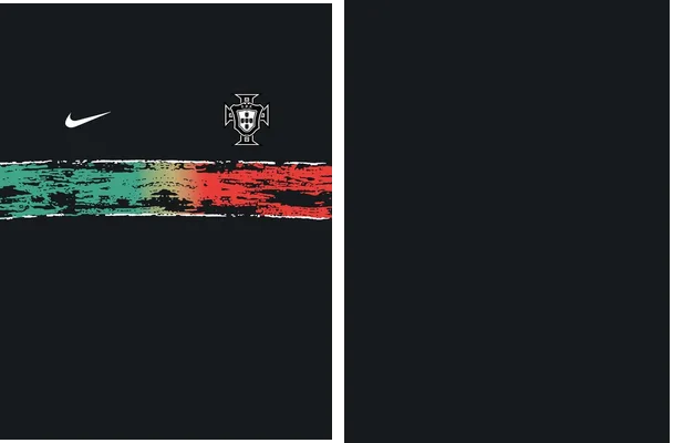 camiseta portugal 2022 negra vector free download