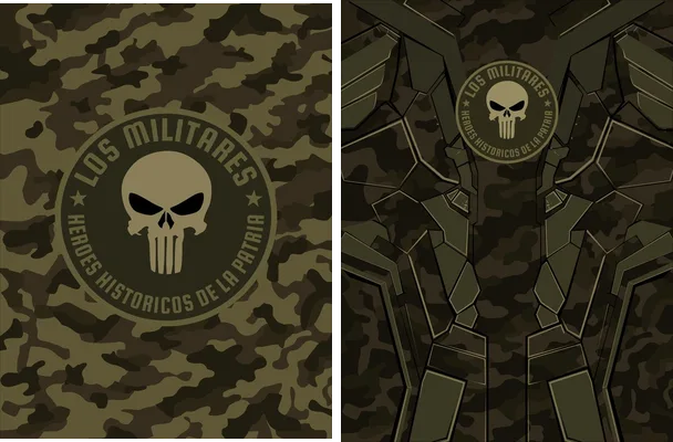 camuflaje militar army concept