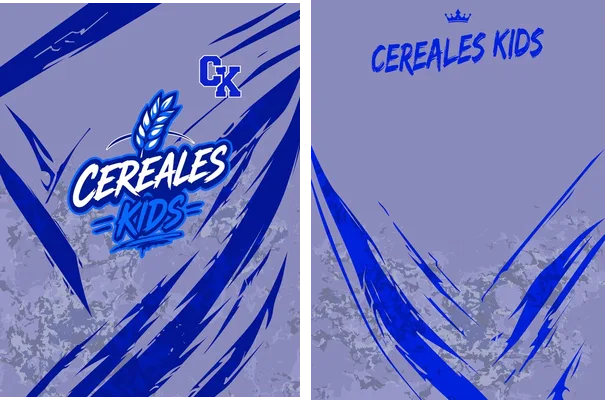 cereales kids blue grunge