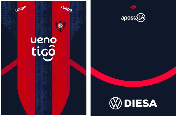 cerro porteno home kit 2025