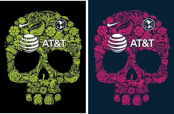 club america 2024 calavera floral
