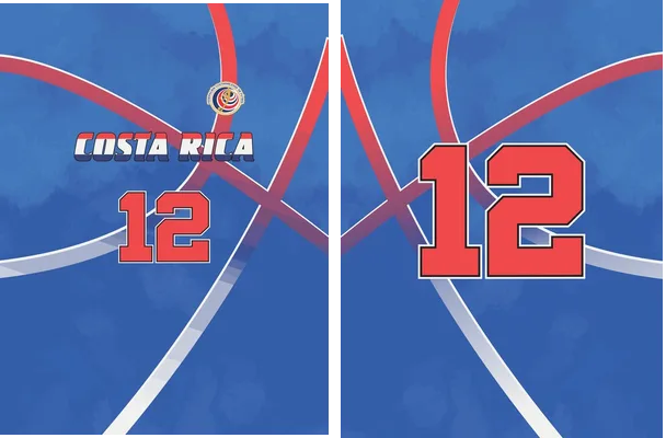 costa rica basketball concept