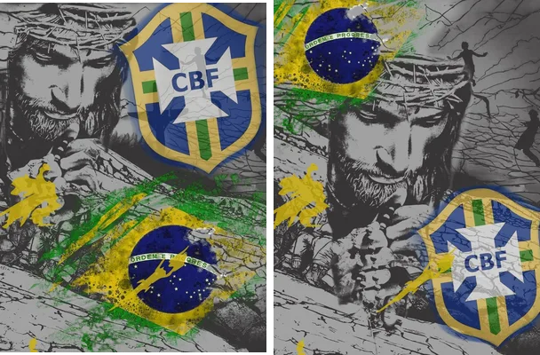 cristo brasil cbf design