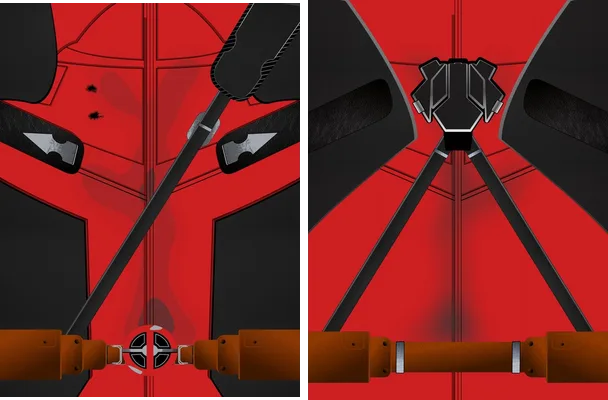 deadpool traje designs