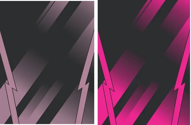 degrade design lineas