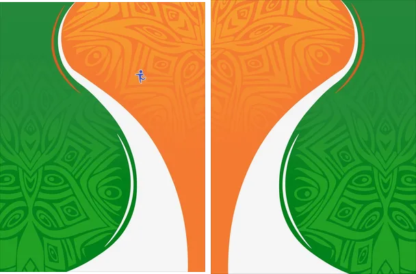 degrade green and orange sport
