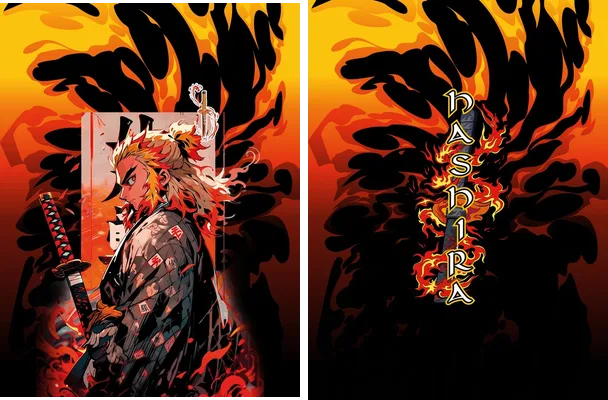 demon slayer rengoku design