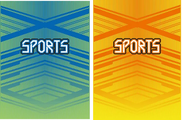 design degrade lines sports 2021 vector