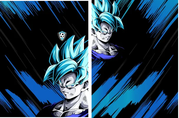 design goku blue
