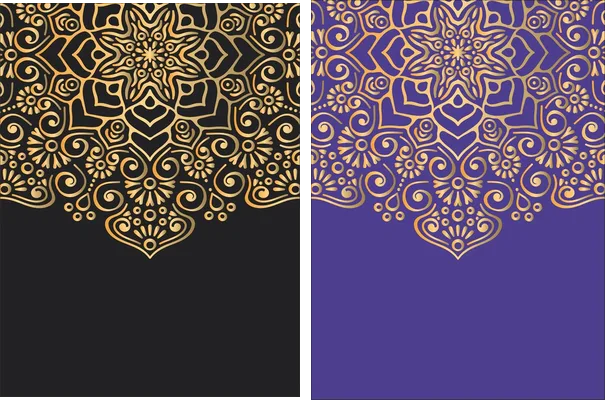 design mandala dorada
