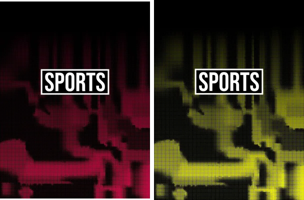 design pattern sports circle
