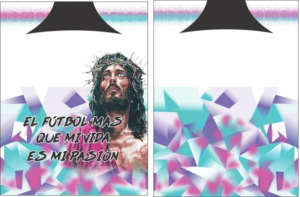 design soccer religioso