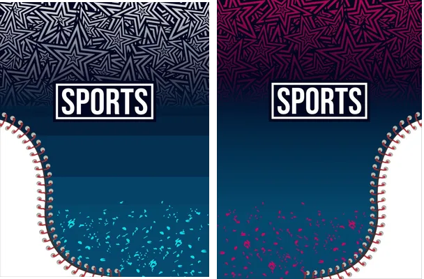 design vector sports degrade