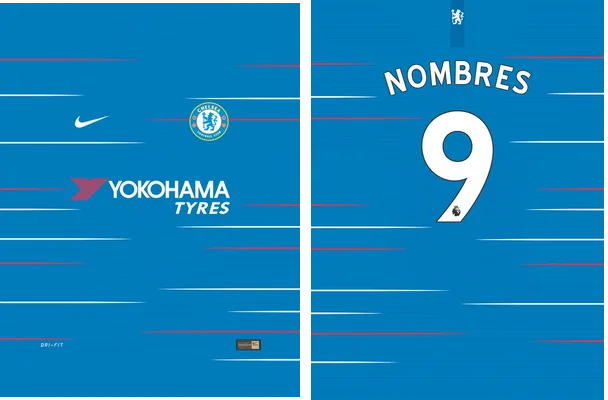 designs chelsea local 2018 19 vector