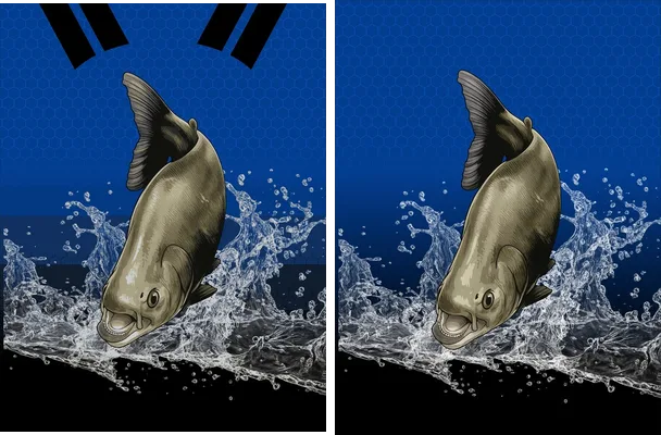 designs pesca blue tambaqui