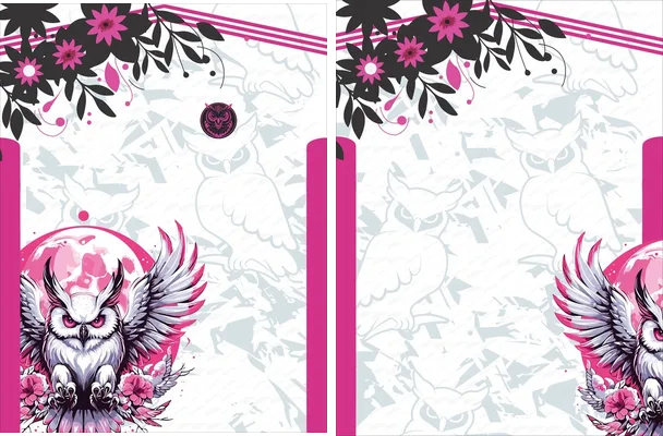 desing buho floral