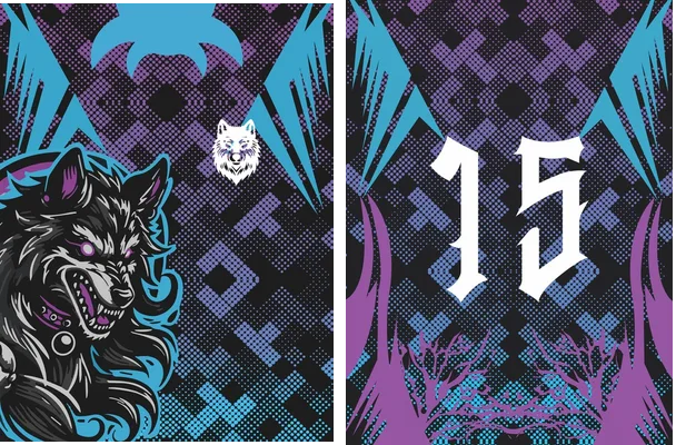 desing jersey lobo