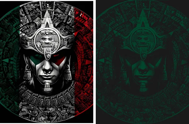 desings aztec mexcican