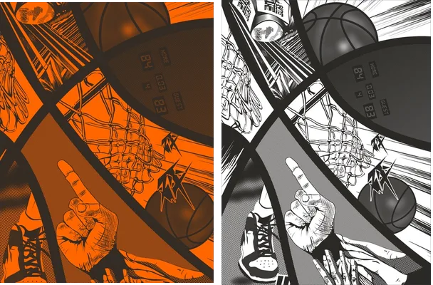 desings basketball poitillizer