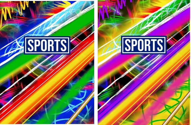 desings colours 2023 neons