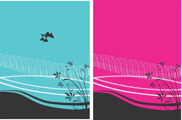 desings dama floral voley vector