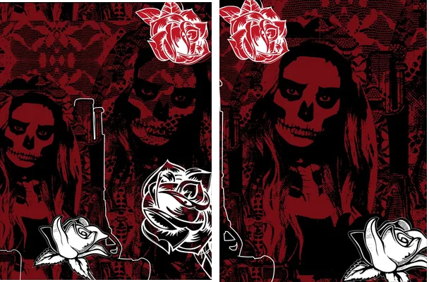desings dia de muertos rose