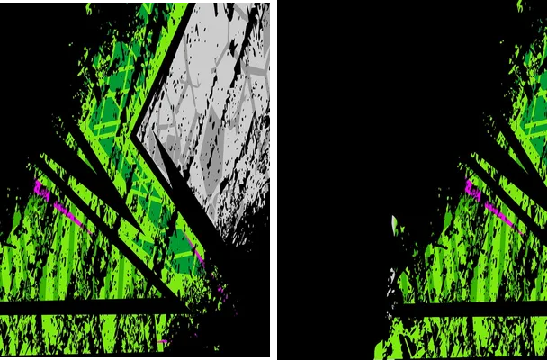 desings grunge green black