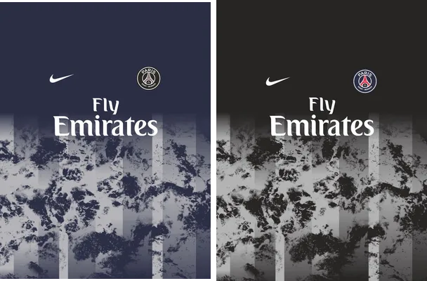 desings paris saint germain black concept