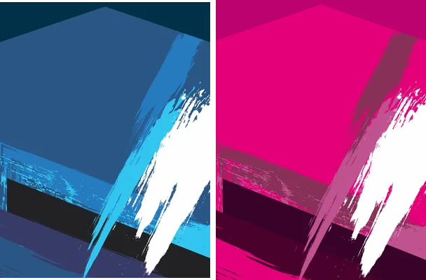 desings sport grunge blue pink