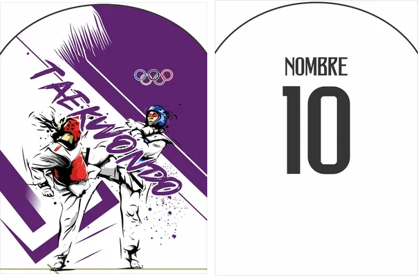 desings vector jersey taekwondo
