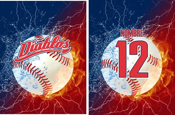 diablos rojos beisbol concept