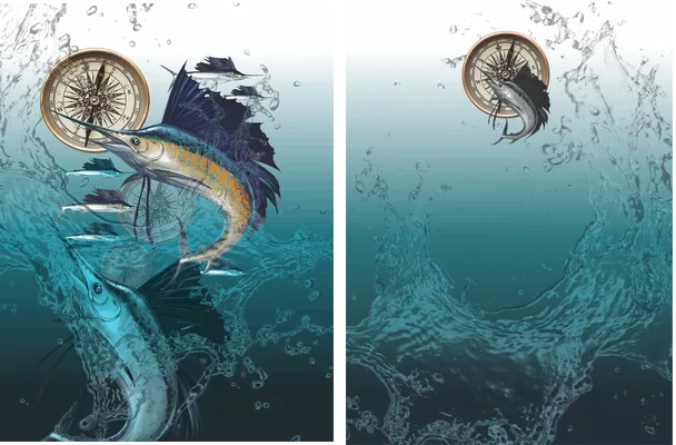 diseno de pesca