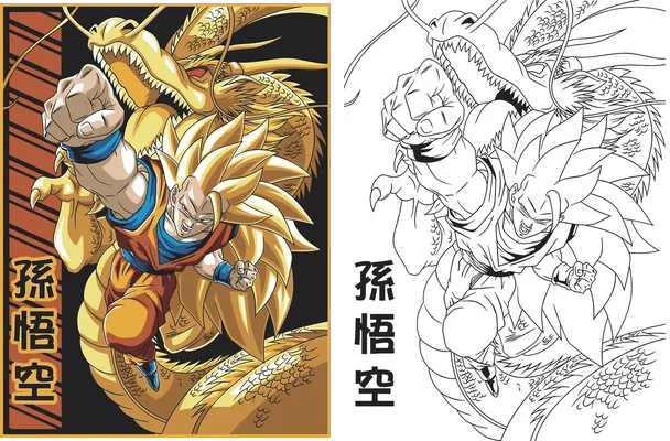 dragon ball z design