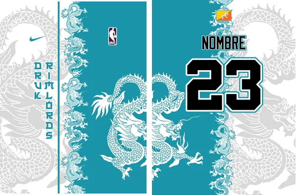 dragon nba blue concept