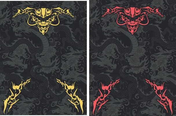 dragon oriental design