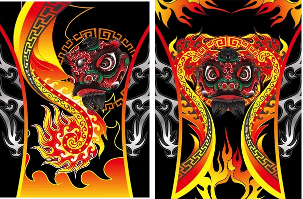 dragons dance desings