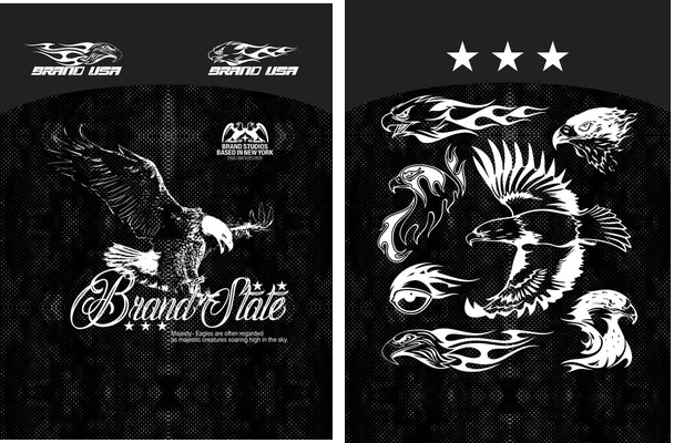 eagle brand usa black