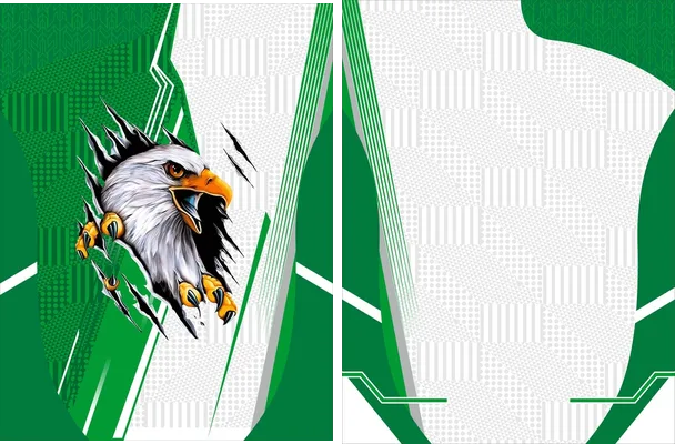 eagle pattern green sports