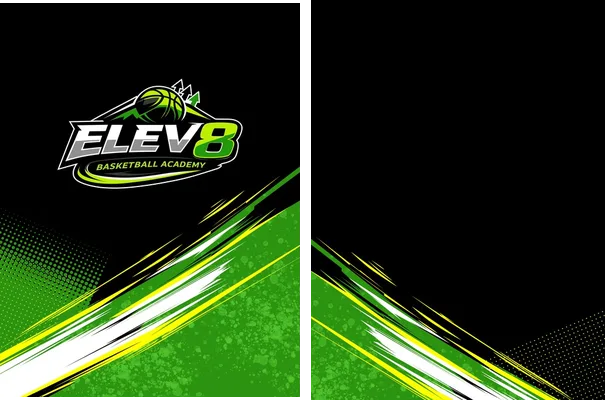 elev8 basketball academy black green