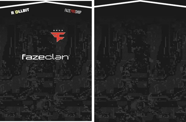 faze sports black geometric