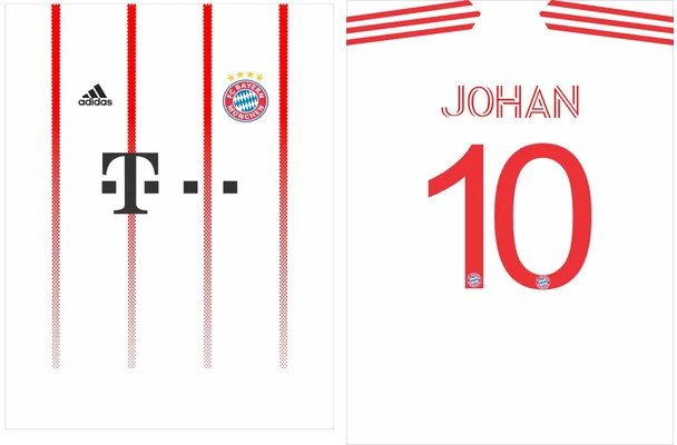 fc bayern 2017 18 third kit oficial vector
